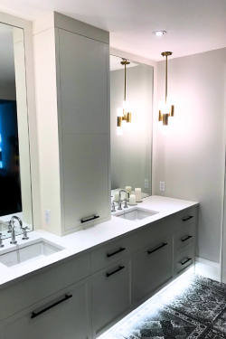 Custom bathroom woodwork