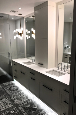 Custom bathroom woodwork